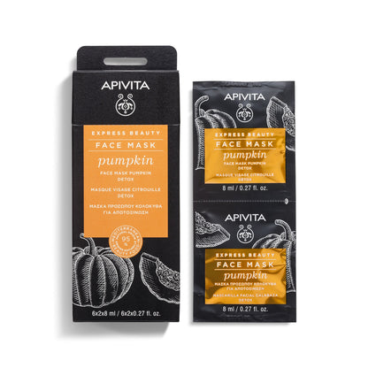Apivita Express Beauty Face Mask 2x8ml – Pumpkin
