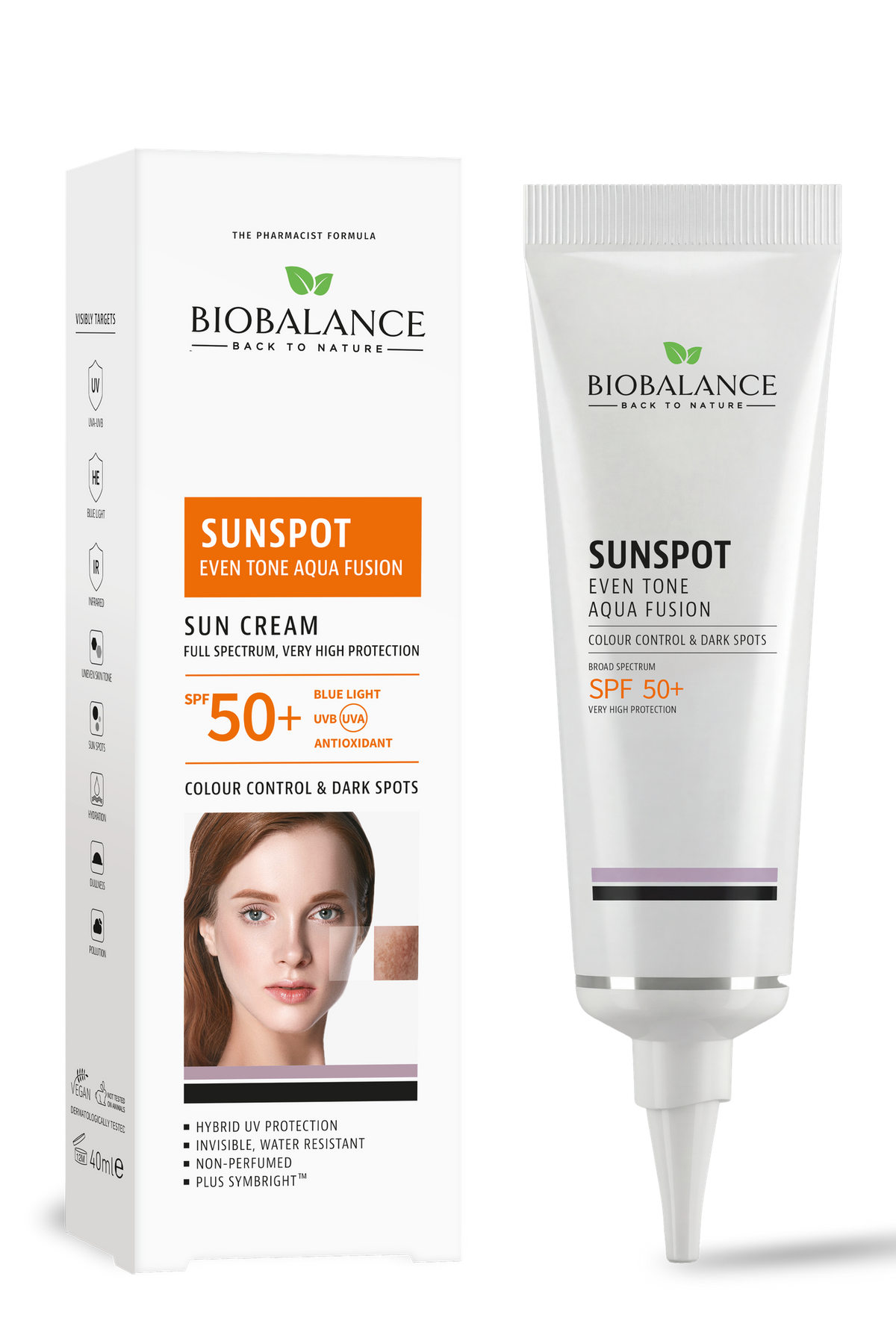 Bio Balance Sunspot Even Tone Aqua Fusion SPF50+ 40ml – Invisible