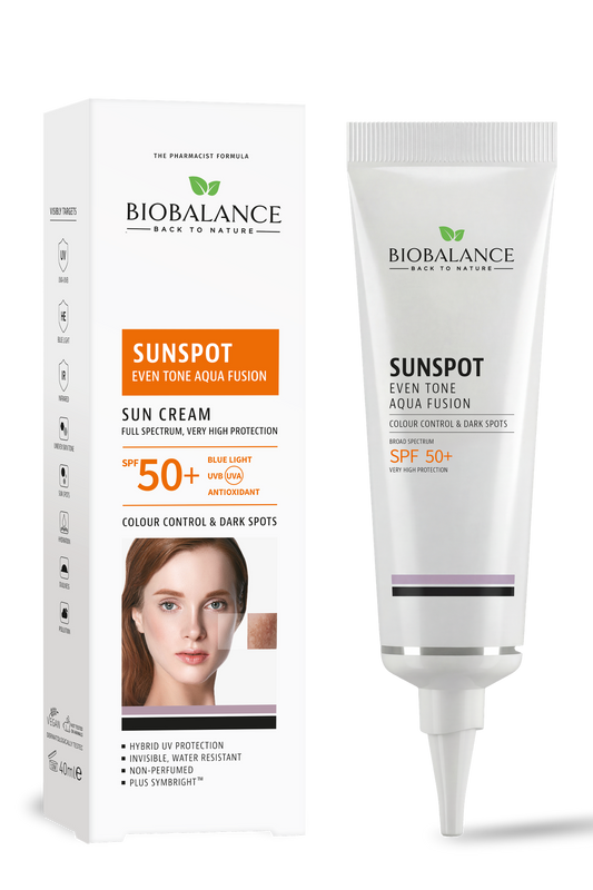 Bio Balance Sunspot Even Tone Aqua Fusion SPF50+ 40ml – Invisible