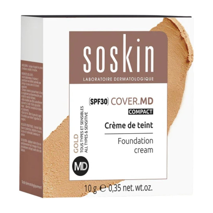 Soskin Cover.MD Compact Foundation Cream SPF30 – Gold