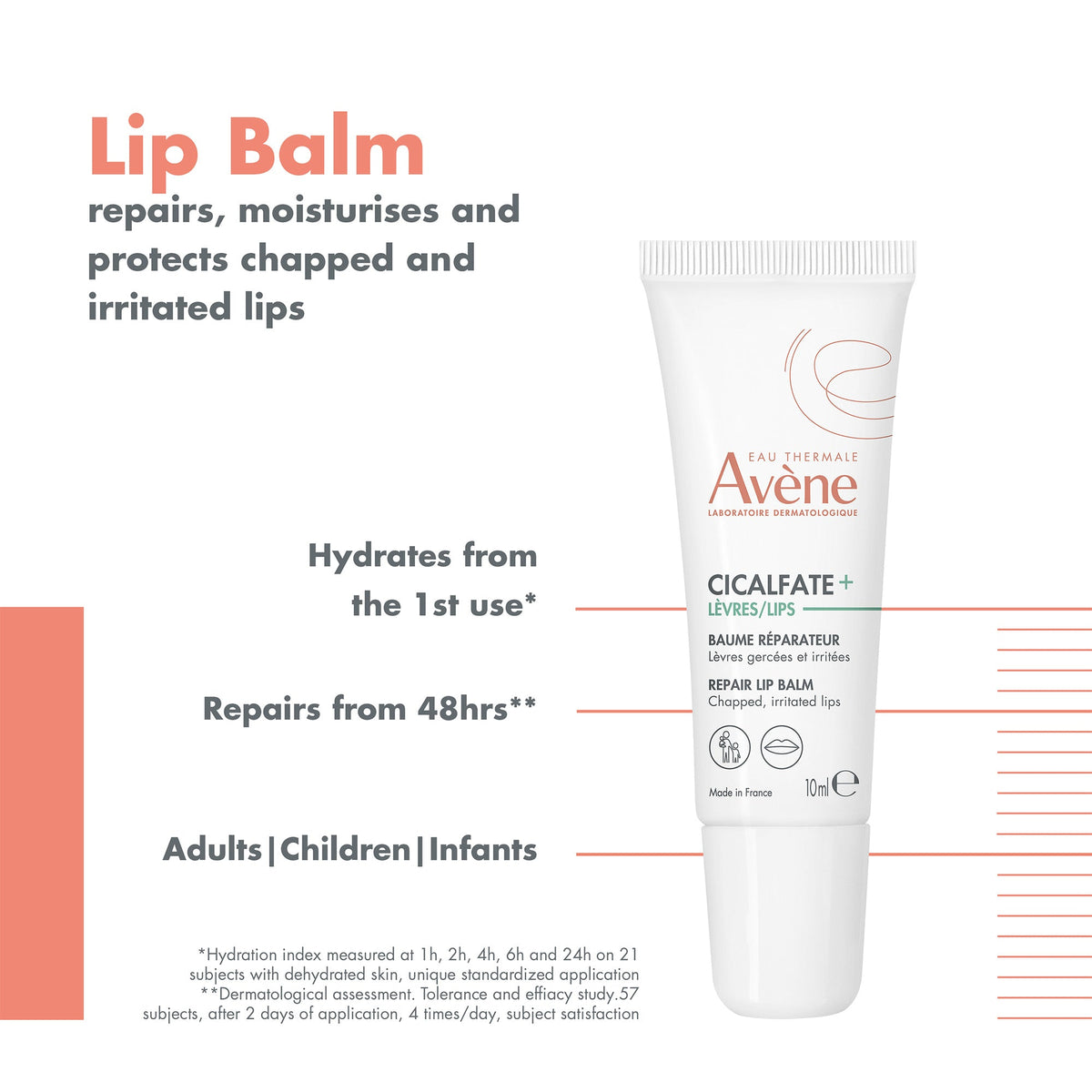 Avene Cicalfate Lips Repair Balm for dry chapped lips – 3