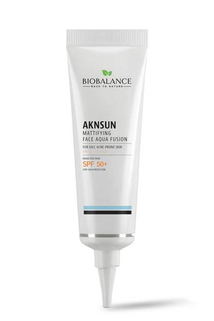 Bio Balance Aknsun Mattifying Face Aqua Fusion SPF50+ 40ml – Tinted Medium