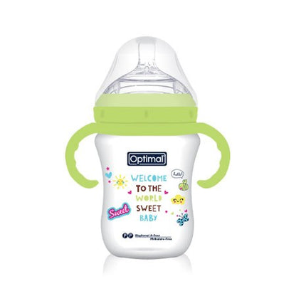Optimal Mamilla Double Anti-Colic System Feeding Bottle