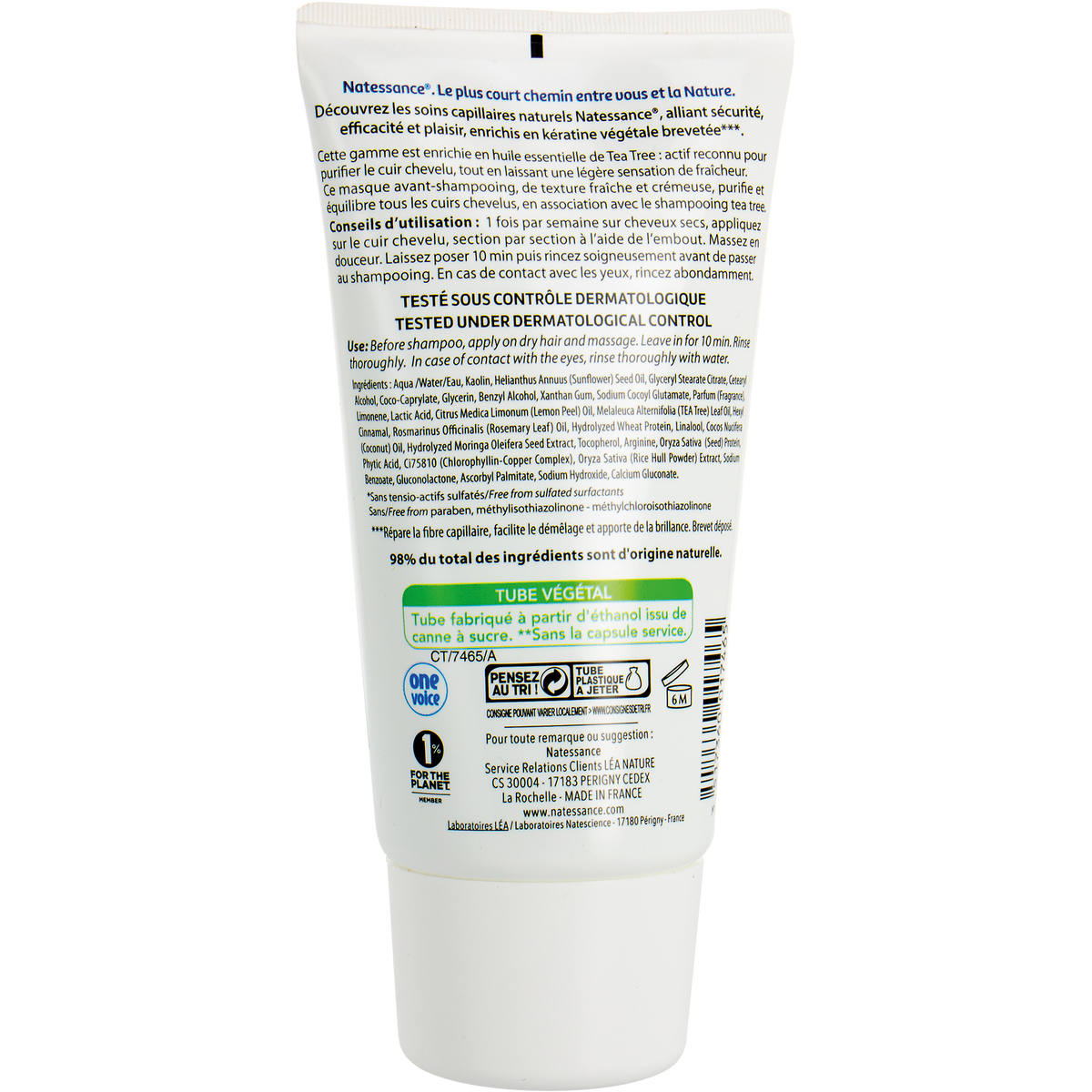Purifying Hair Mask Tea Tree 150ml â€“ 2