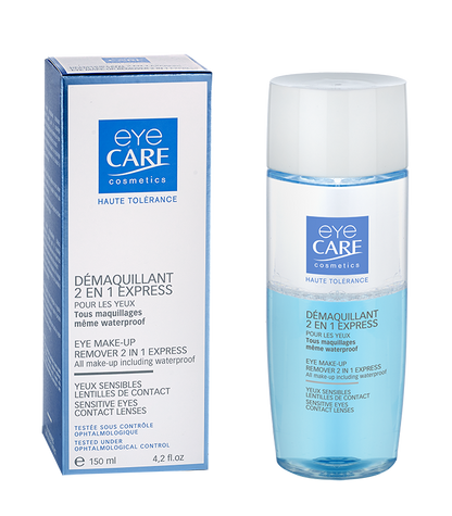 démaquillant 2 en 1 express yeux 150 ml