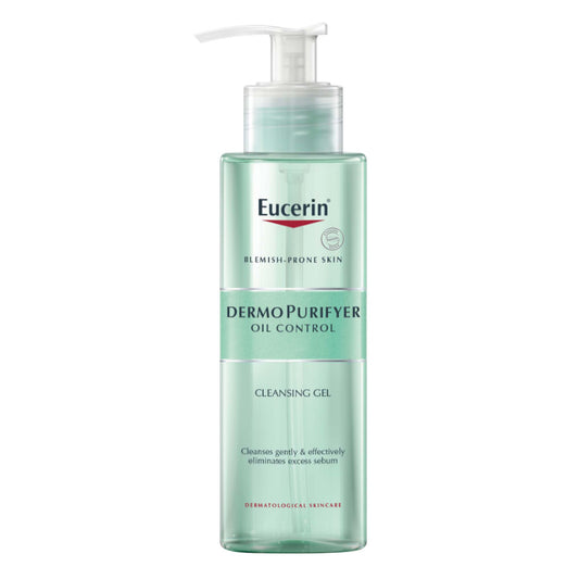 Eucerin DermoPurifyer Oil Control Face Cleansing Gel for Blemish & Acne-Prone Skin 200ml