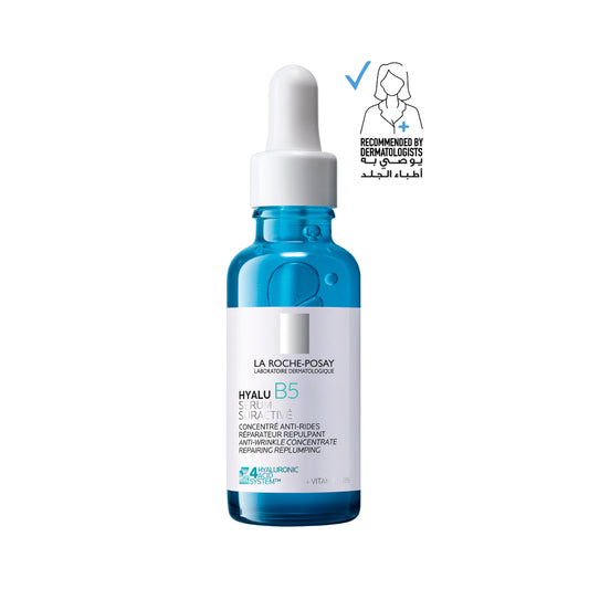 La Roche Posay Hyalu B5 Suractivated Anti-wrinkle Replumping Serum with a new technology: 4 Hyaluronic Acid System combining 4 forms of Hyaluronic Acid and Vitamin B5 30ml