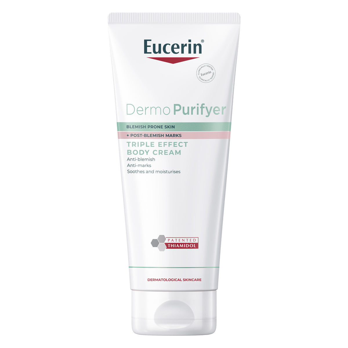 Eucerin DermoPurifyer Triple Effect Body Cream, Anti-Blemish and Anti-Marks 200ml