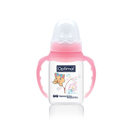 Narrow Neck Orthodontic Feeding Bottle- Handle 140ml – 3