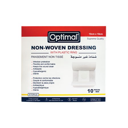 Optimal Non-Woven Dressing – 10 x 10cm / 10 pcs