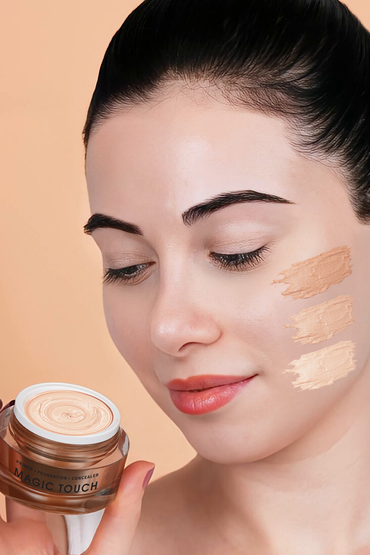 Magic Touch Primer - Foundation - Concealer Orijinal Medium Tone 30 ml – 1