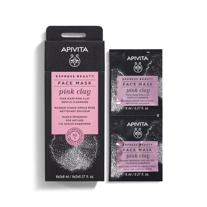 Apivita Express Beauty Face Mask 2x8ml – Pink Clay