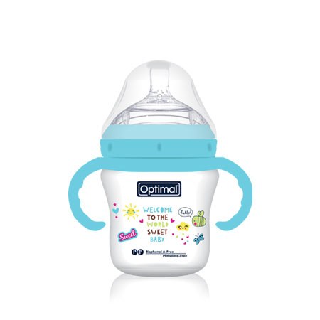 Optimal Mamilla Double Anti-Colic System Feeding Bottle