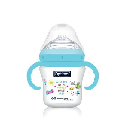 Optimal Mamilla Double Anti-Colic System Feeding Bottle
