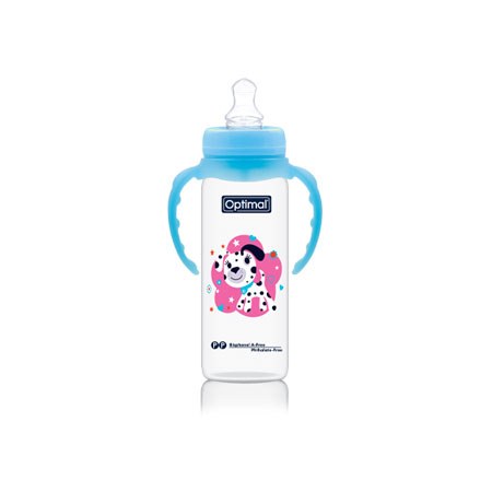 Narrow Neck Orthodontic Feeding Bottle With Handle 240ml – 1