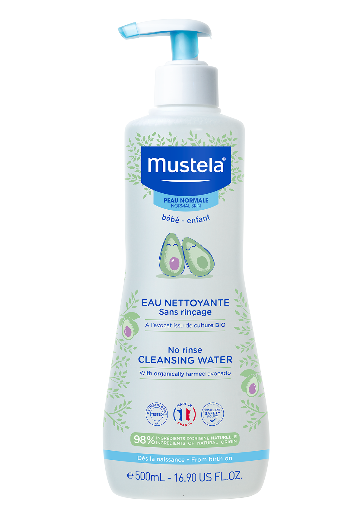 NO RINSE CLEANSING WATER