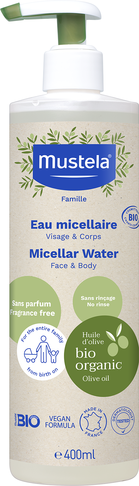 Eau Micellaire Certifie bio / Certified Organic No-rinse micellar water