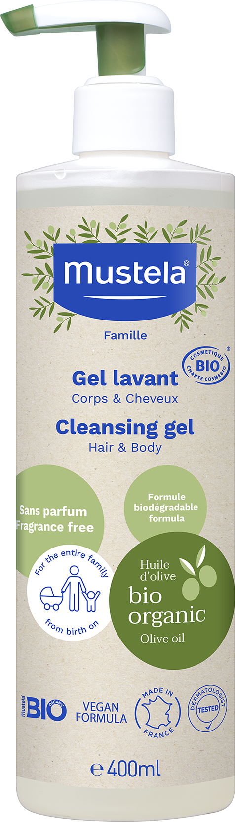 Gel Lavant certifiee bio / Certified Organic Cleansing gel body & hair