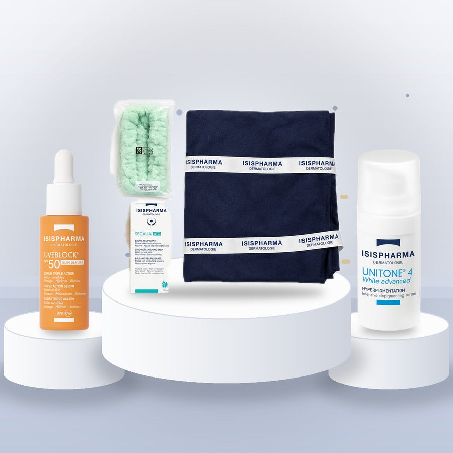Spend $100 on Isispharma, get a free goodie bag
