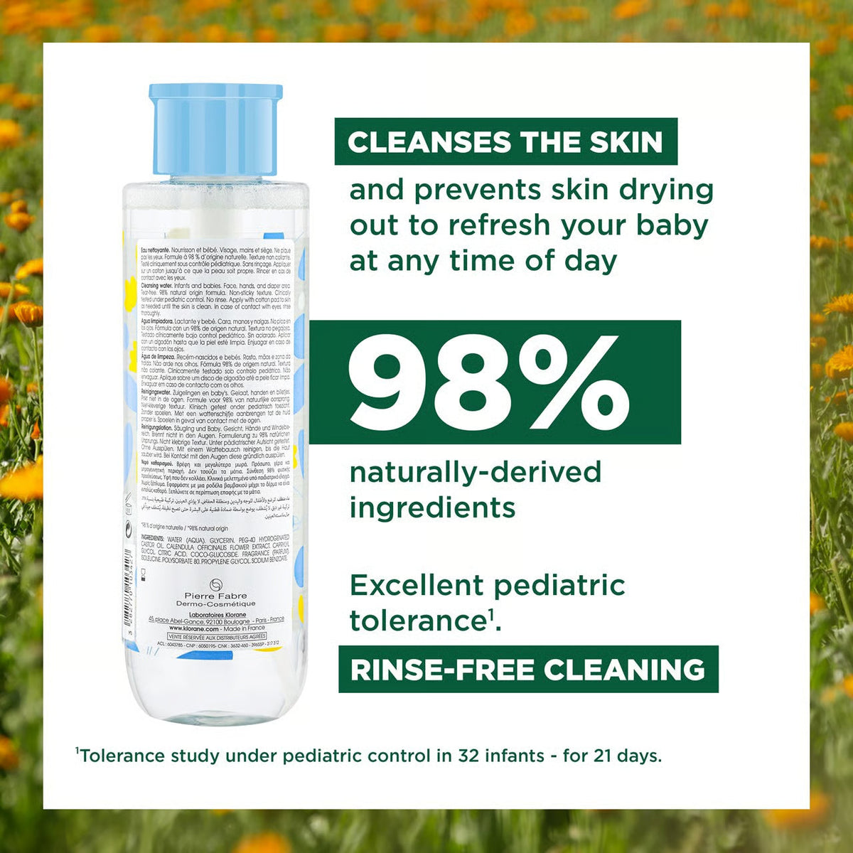 Klorane Baby Cleansing Water – 3