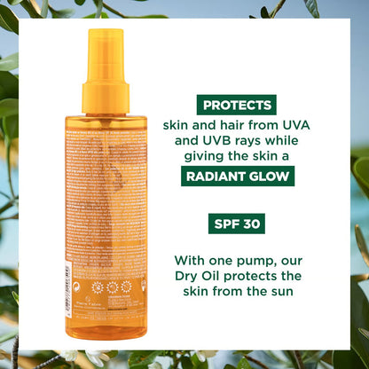 Klorane Polysianes Dry Sun Oil for Body and Hair SPF30 – 3