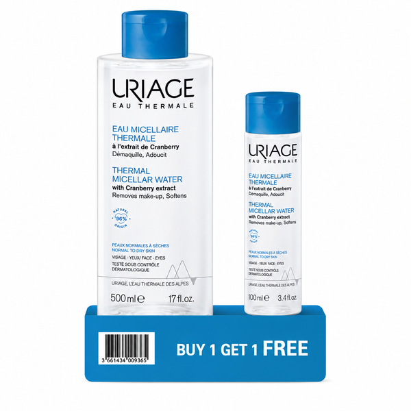 Uriage Thermal Micellar Water for Dry Skin 500ml + 100ml FREE