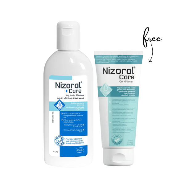Nizoral Care Dry Scalp Shampoo + Conditioner 200ml – BUY 1 GET 1