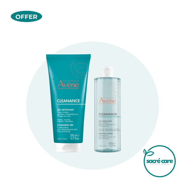 Avène Cleanance cleansing gel & get a FREE 100ml Cleanance micellar water – 1