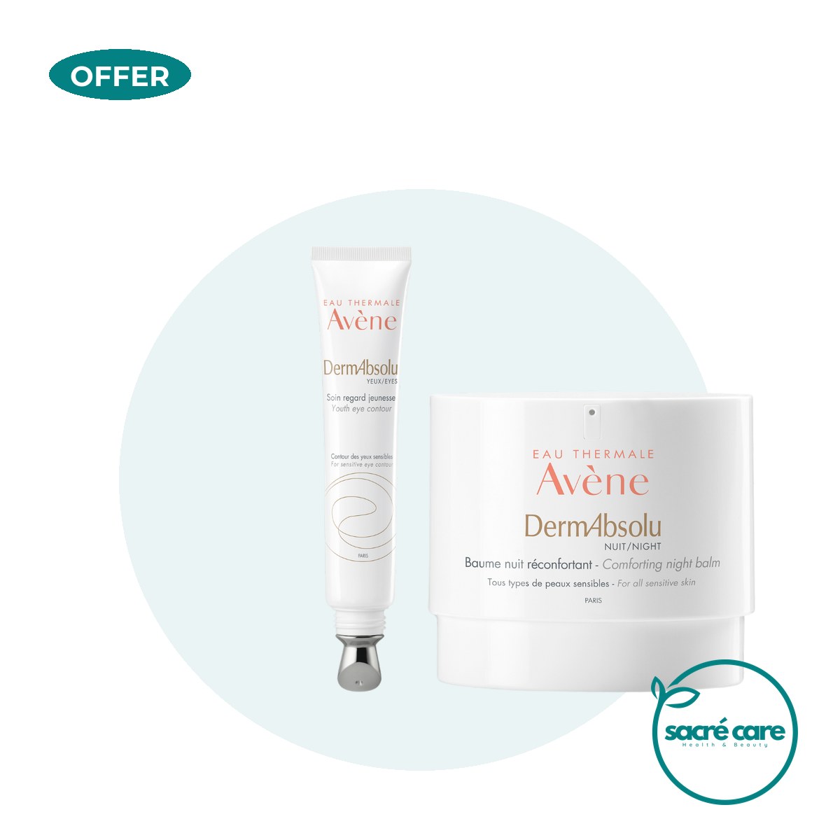 Avène DermAbsolu eye cream & get a FREE 10ml DermAbsolu night balm – 1