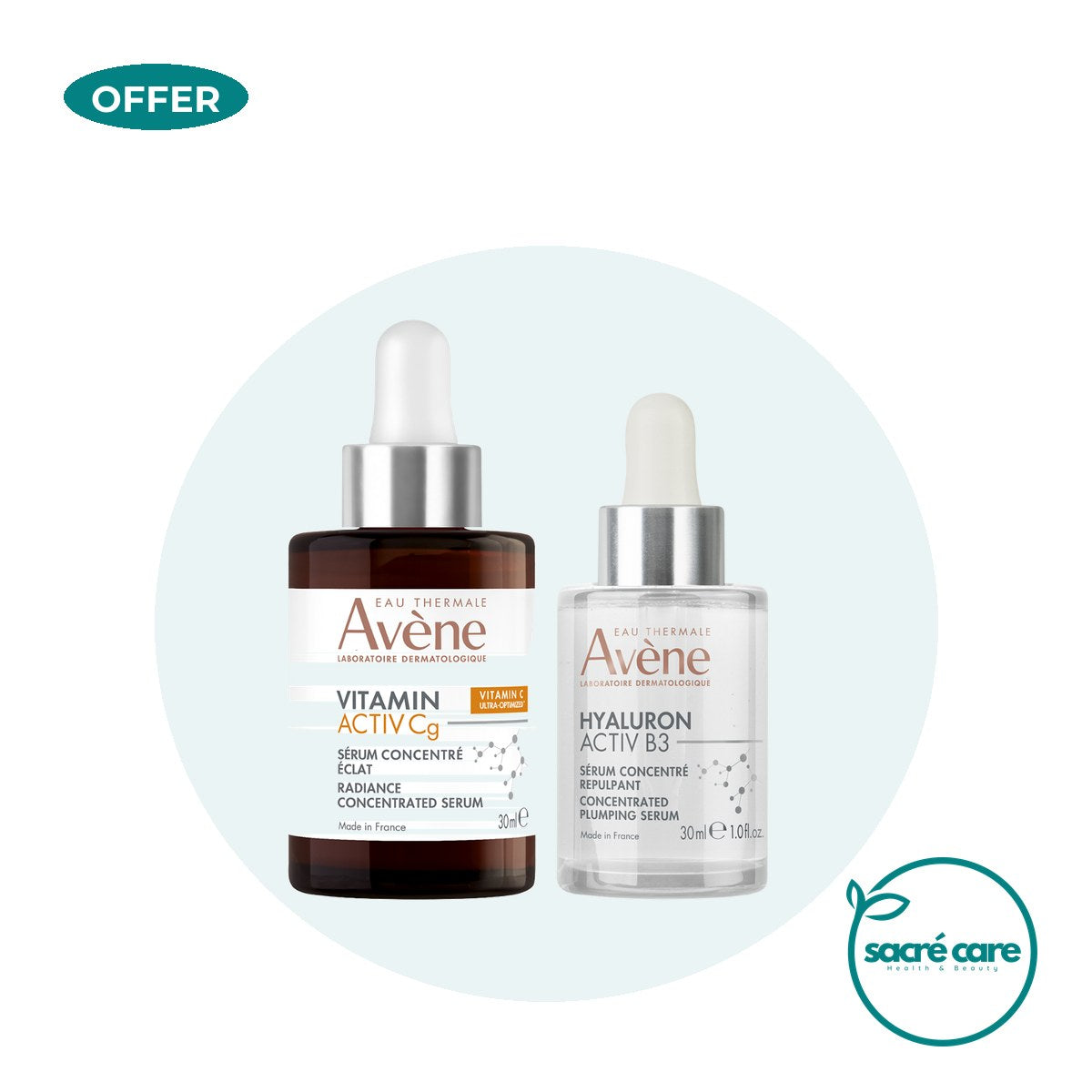 Avène Radiance Vitamin Activ Cg Corrector serum & get a FREE 10ml Hyaluron activ B3 plumping serum – 1