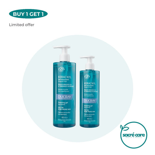 Buy 1 Get 1: Ducray Keracnyl Foaming Gel 400ml – 1