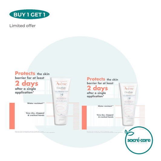 Buy 1 Get 1: Eau Thermale Avène Avene Cicalfate Buy one get one bundle Ultimate Skin Barrier & Hand Repair duo – 1