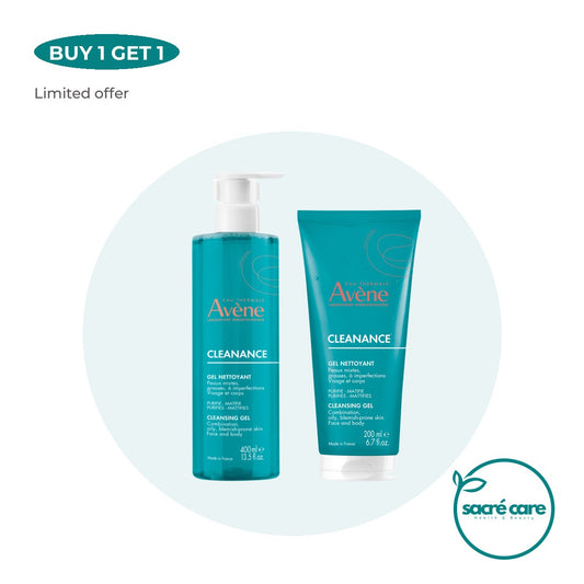 Buy 1 Get 1: Eau Thermale Avène Cleanance cleansing gel 400ml + Cleanance cleansing gel 200ml – 1