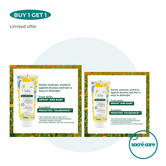 Buy 1 Get 1: Klorane Baby Gentle Foaming Gel 500ml – 1