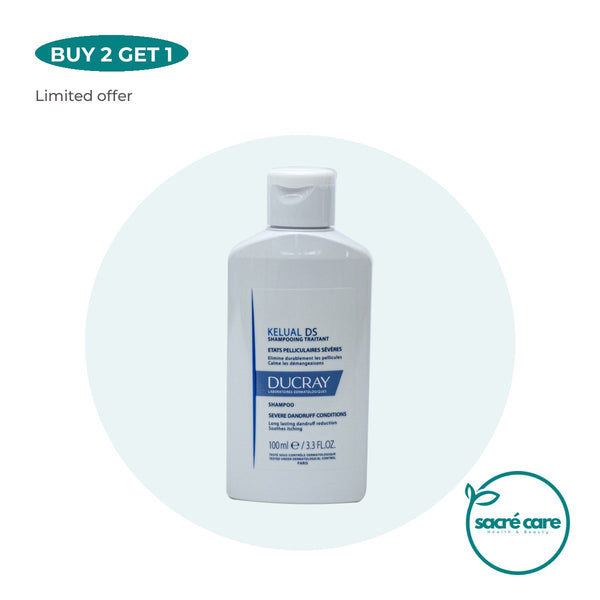 Buy 2 Get 1: Ducray Two Get One Kelual DS Anti-dandruff treatment shampoo 100ml – 1