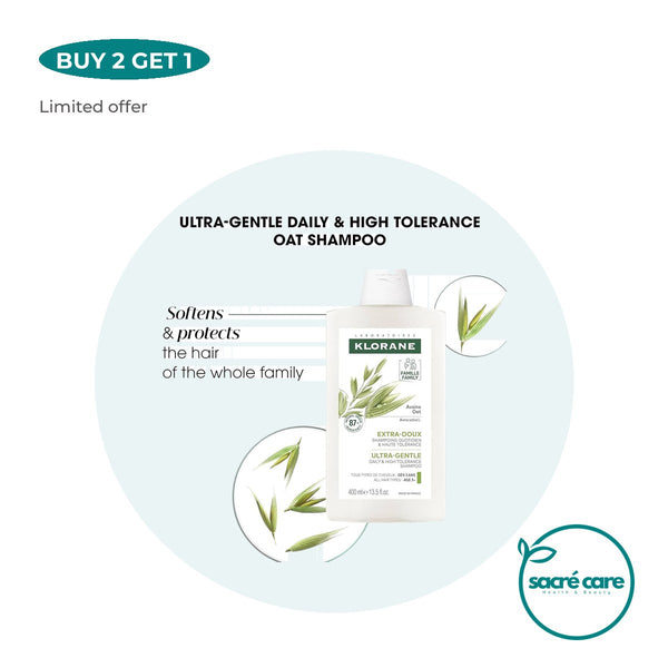 Buy 2 Get 1: Two Get One Klorane Oat Shampoo 400ml – 1