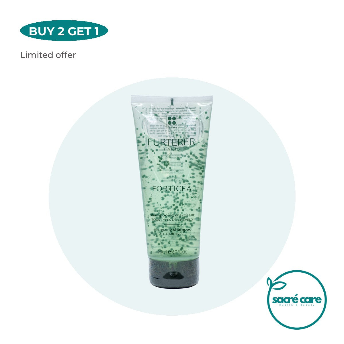 Buy 2 Get 1: Two Get One Rene Furterer Forticea Eenergizing Shampoo 200ml – 1