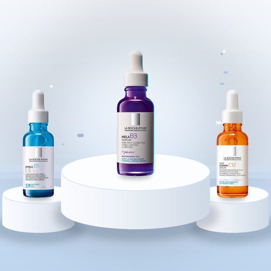 Free Mela B3 10ml with any La Roche-Posay serum