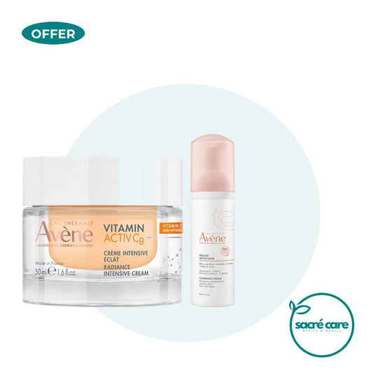 One Avène Intensive Radiance Vitamin Activ Cg Cream and get a FREE 150ml Avène Cleansing Foam – 1