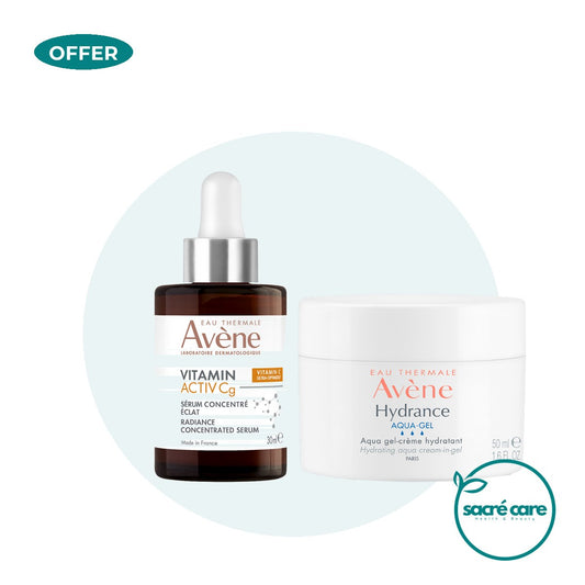 One Avène Radiance Vitamin Activ Cg Corrector Serum and get a FREE 50ml Avène Hydrance Aqua-Gel – 1