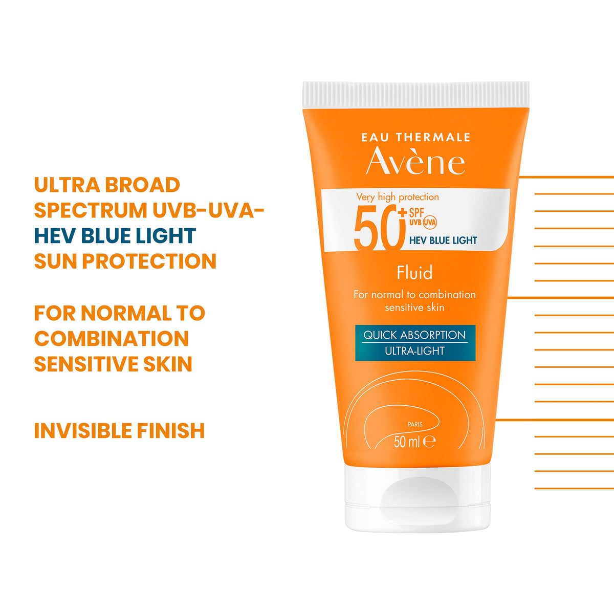 Avène Sunscreen Fluid SPF 50+ – 3