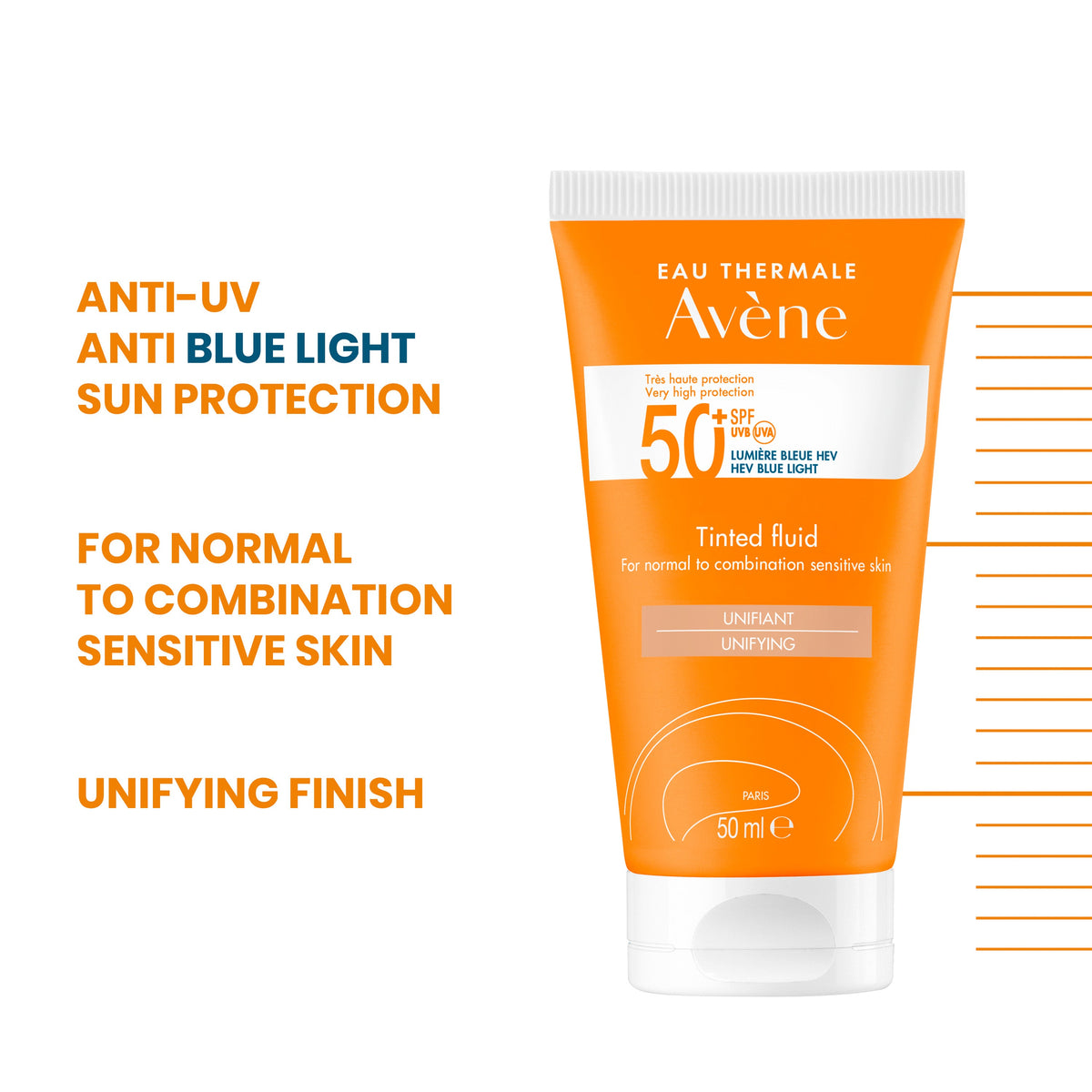 Avène Sunscreen Tinted Fluid SPF 50+ – 3