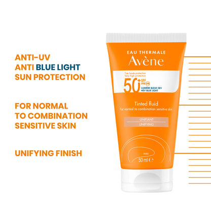 Avène Sunscreen Tinted Fluid SPF 50+ – 3